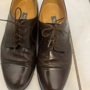 Bally Men's Rich Brown Leather Derbys